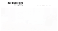 Desktop Screenshot of cassidyhughes.com